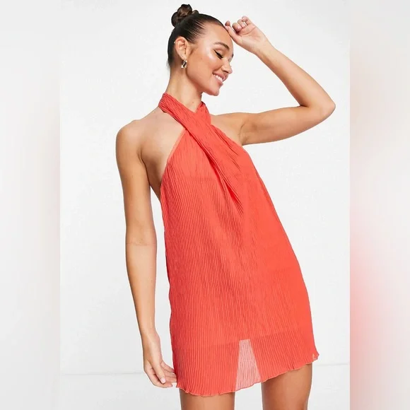 ASOS | Dresses | Asos Design Halter Mini Dress | Poshmark